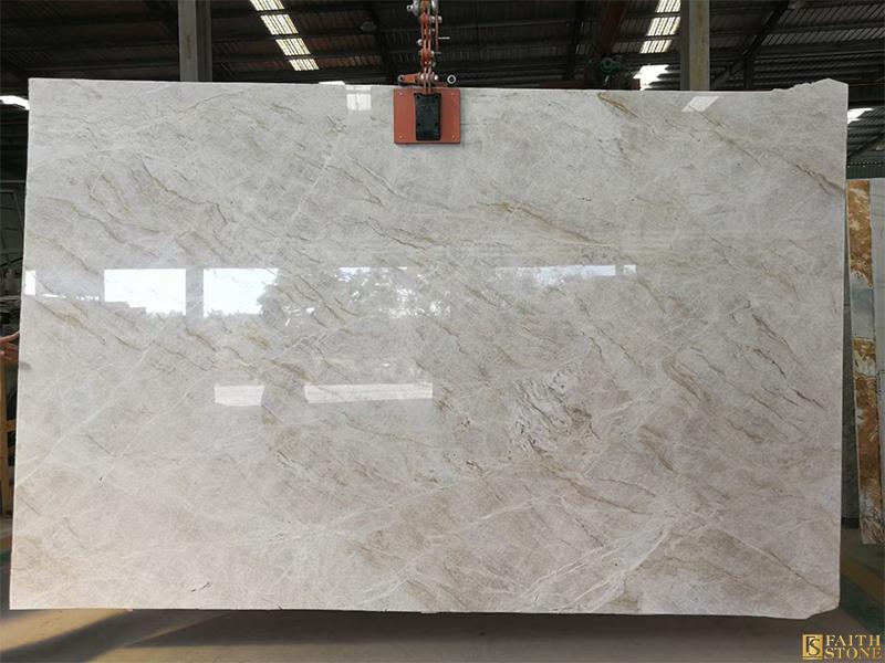 Marble Slab Table Top Elegant Brazilian White Taj Mahal Perla Venata ...