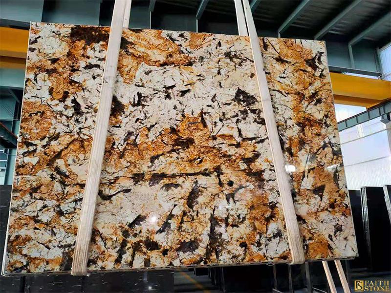 Gold Sunflower Granite