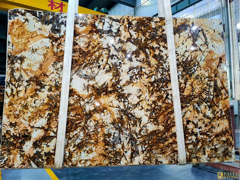 Gold Sunflower Granite