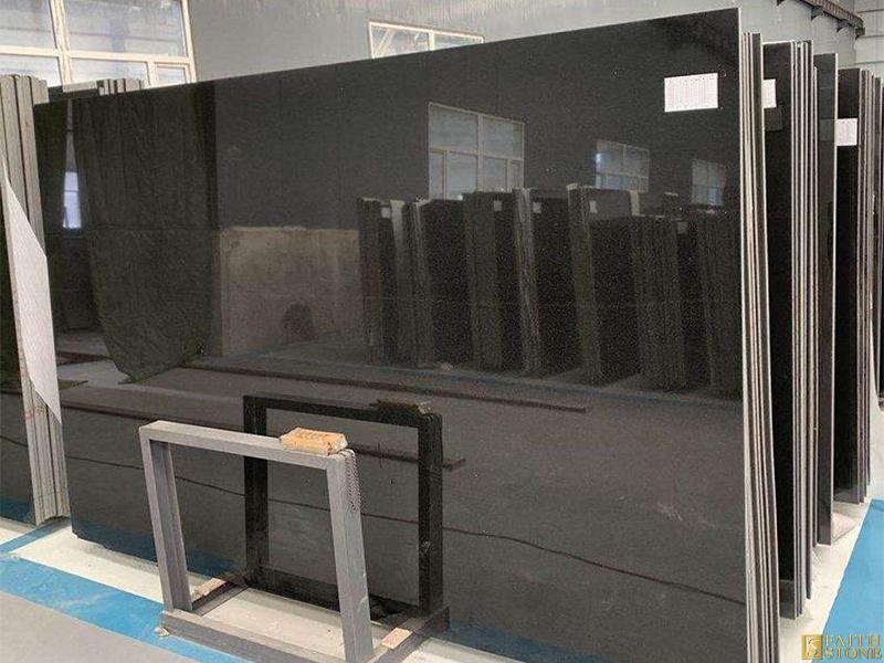 black granite slabs