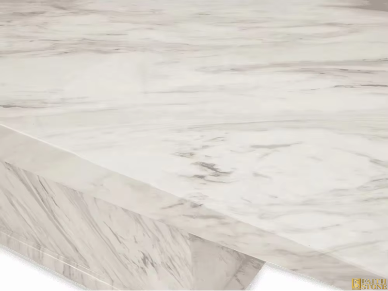 Volakas Marble Dining Tables With Chair